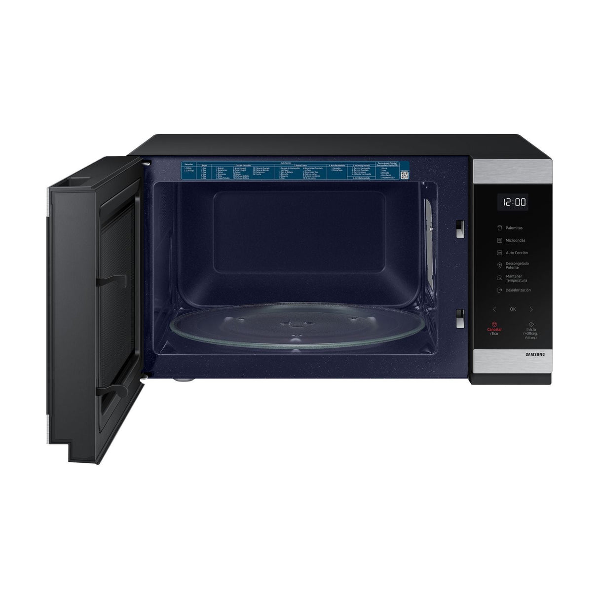 Horno de Microondas Samsung Power Defrost 1.4 Pies Cúbicos Negro MS40DG5505ATA