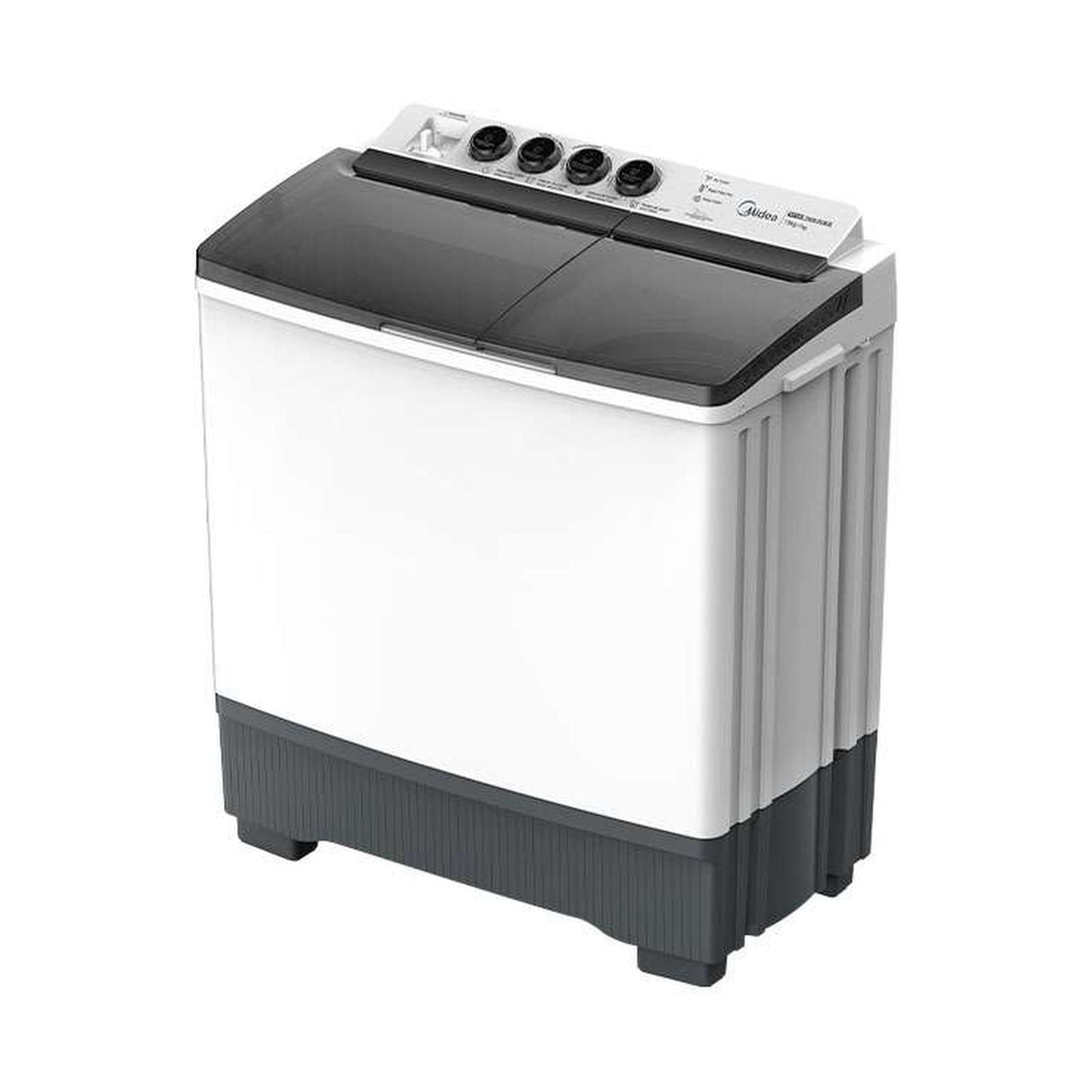 Lavadora Midea Twin Force Pulsator 19 Kilos Doble Tina Blanca MT100W190W