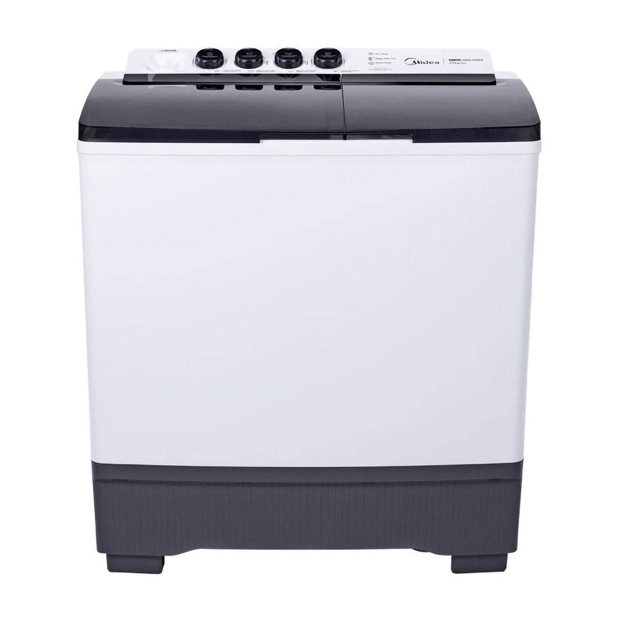 Lavadora Midea Twin Force Pulsator 22 Kilos Doble Tina Blanca MT100W220W
