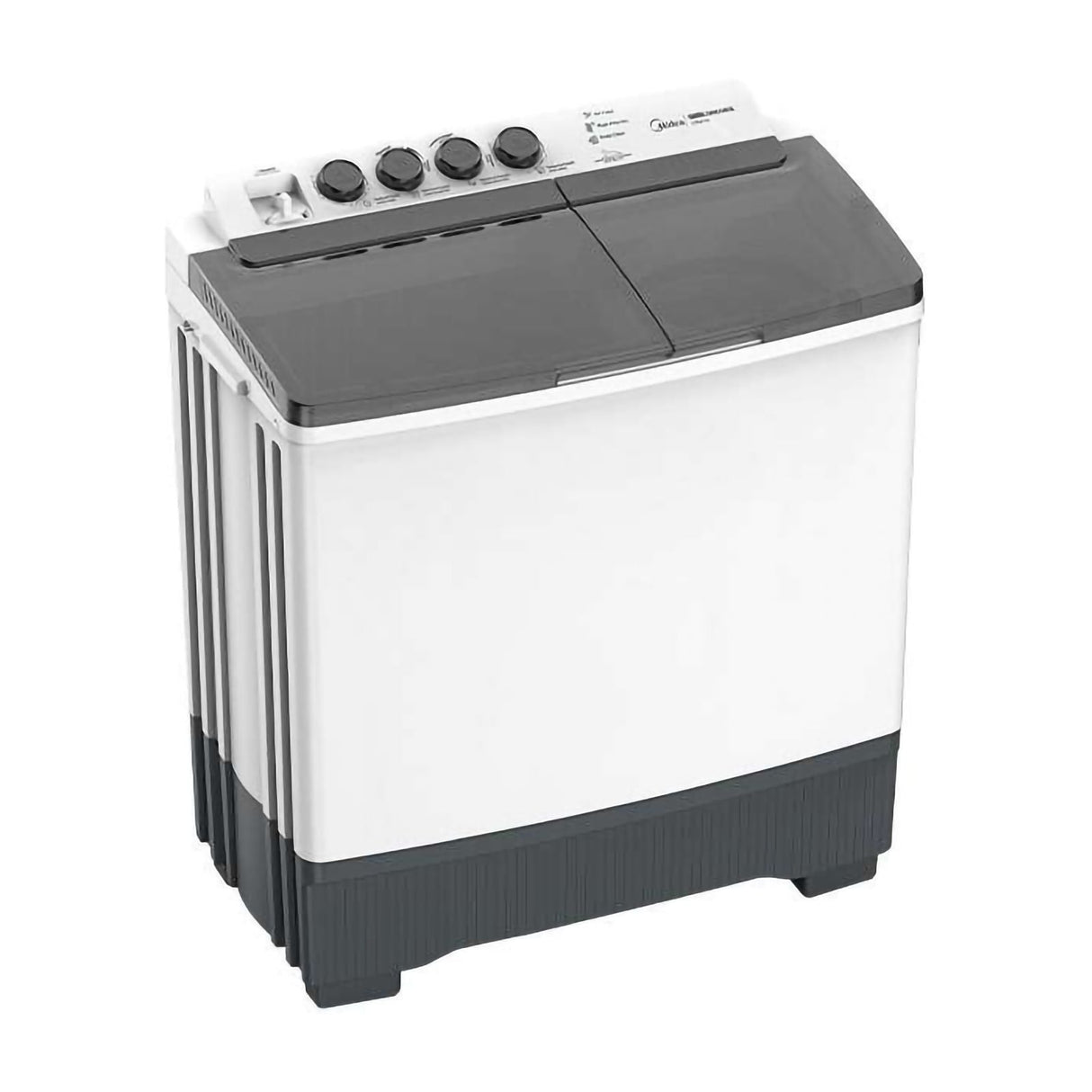 Lavadora Midea Twin Force Pulsator 22 Kilos Doble Tina Blanca MT100W220W