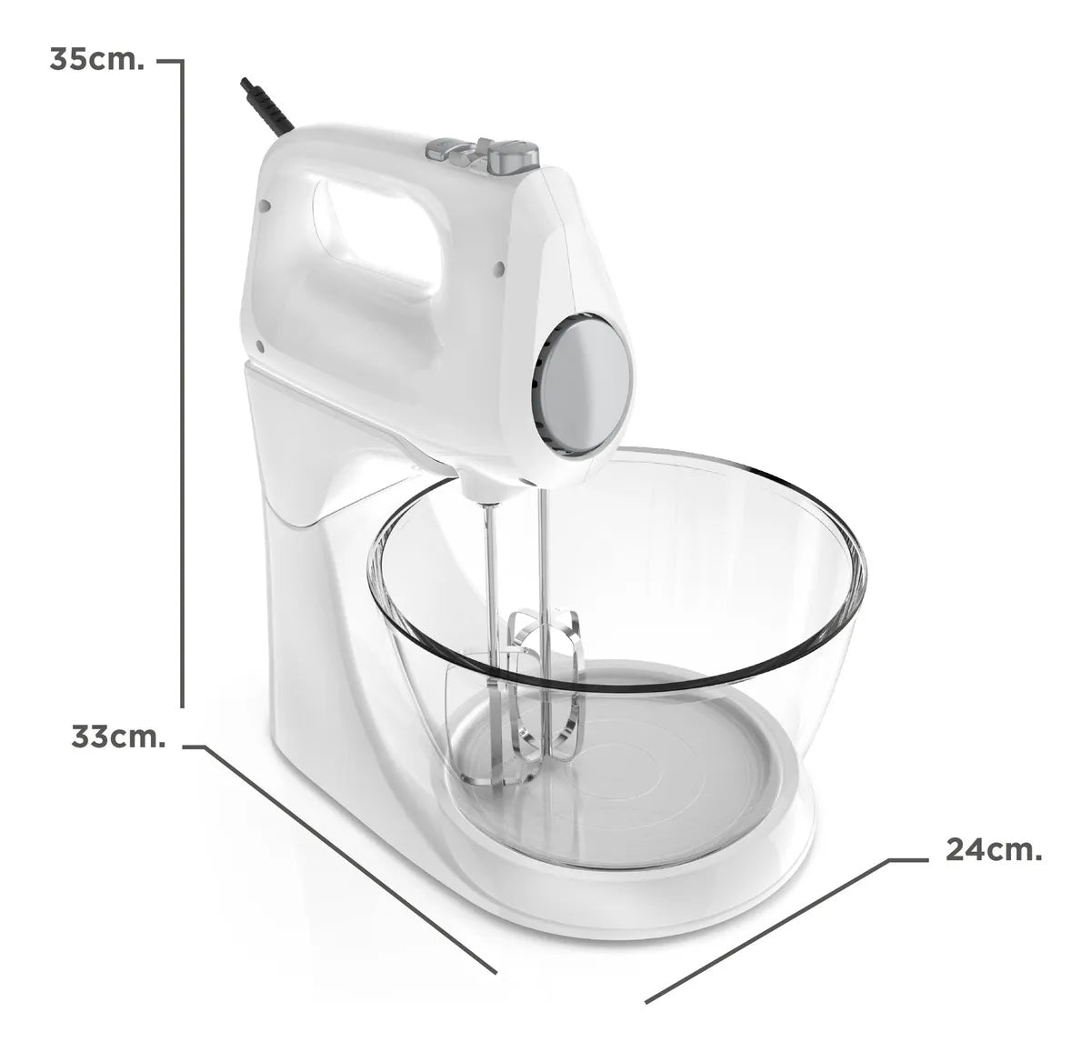 BATIDORA DE PEDESTAL B&D MOD. MX9125 5 V BCO 4.2 L