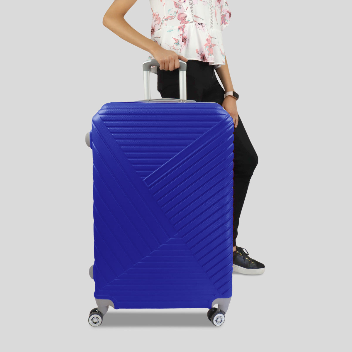 Maleta de Viaje Morf, color Azul Rey 43x26x65cm