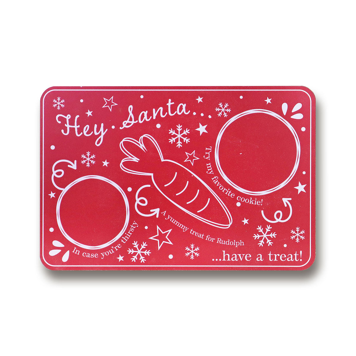 Bandeja de Madera para Bocadillos de Santa Claus