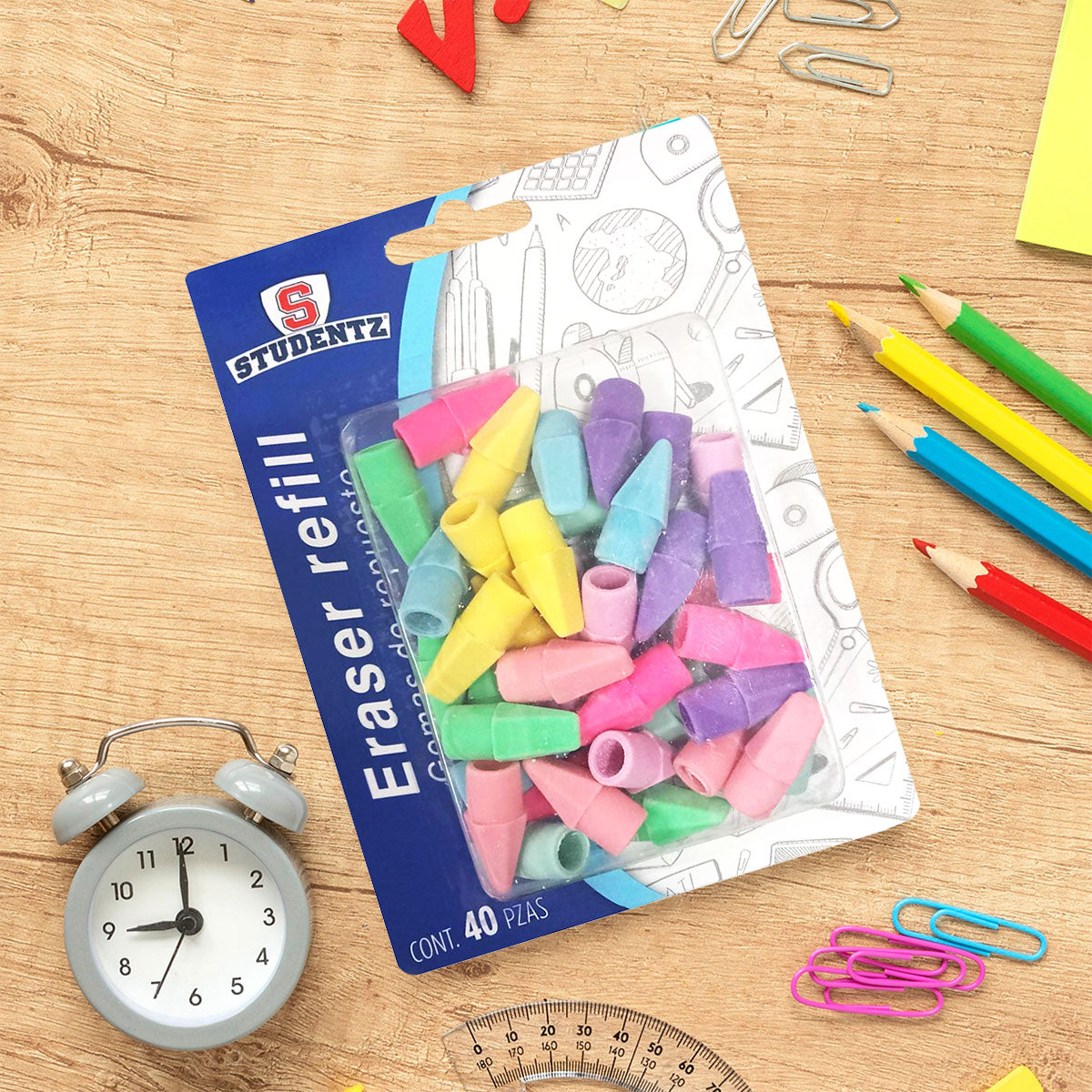 Borradores para Lápices, 40pzas