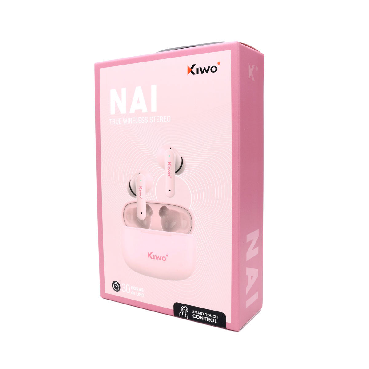 Audífonos Inalámbricos True Wireless Nai color Rosa, Kiwo