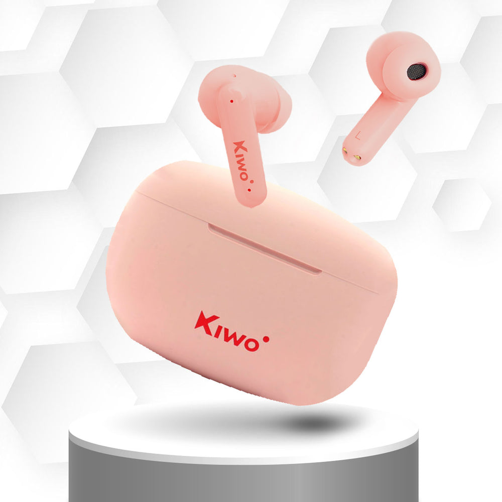 Audífonos Inalámbricos True Wireless Nai color Rosa, Kiwo