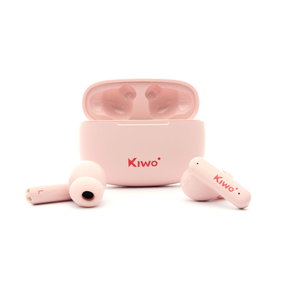 Audífonos Inalámbricos True Wireless Nai color Rosa, Kiwo