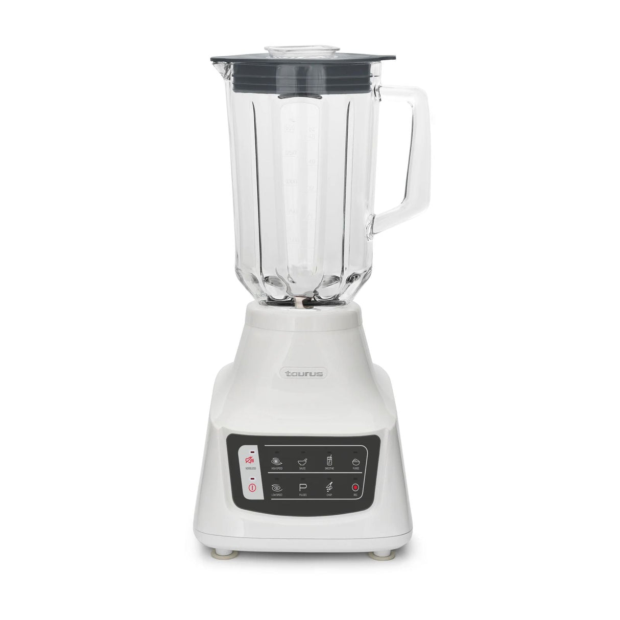 Licuadora Taurus Potenza Comfort Vaso de Vidrio 1.5 Litros Blanca