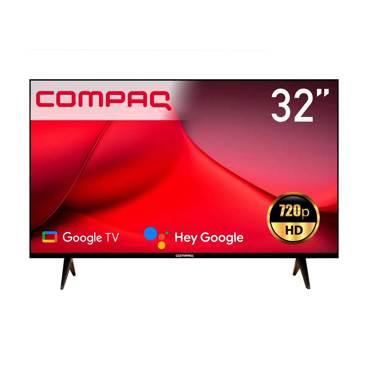 Televisión Pantalla 32 Pulgadas Compaq Google TV HD QLG32EHD