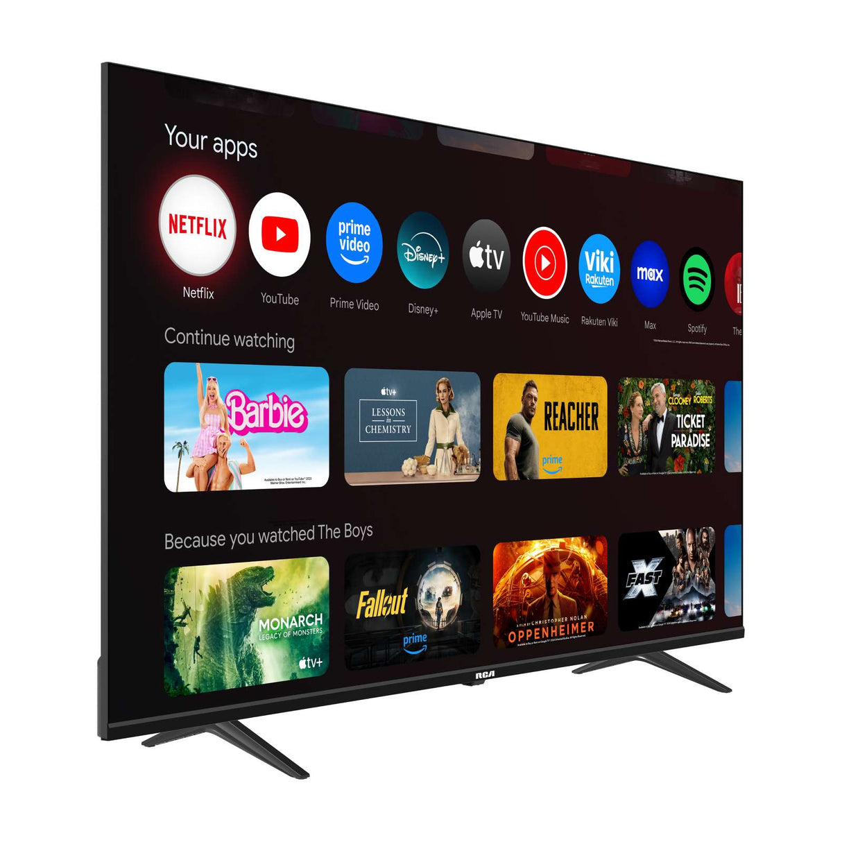 Televisión Pantalla 55 Pulgadas RCA Google TV 4K UHD R55M-U4G