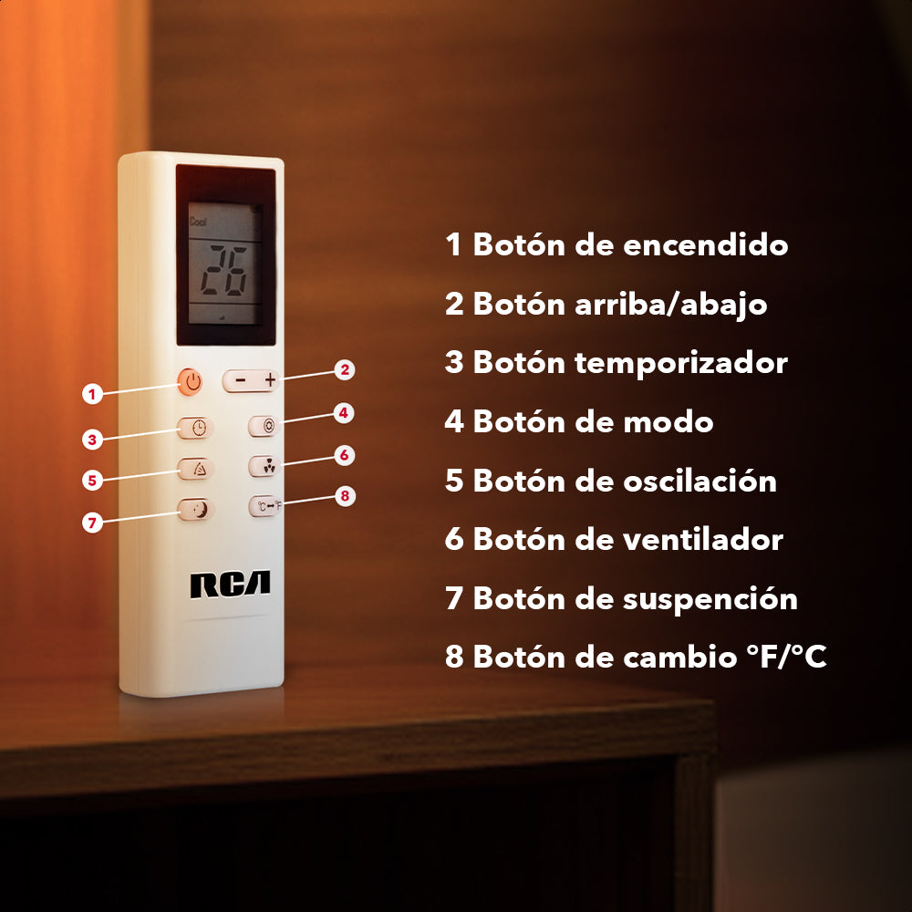 Aire Acondicionado Portatil 12,000BTU 1T 115V