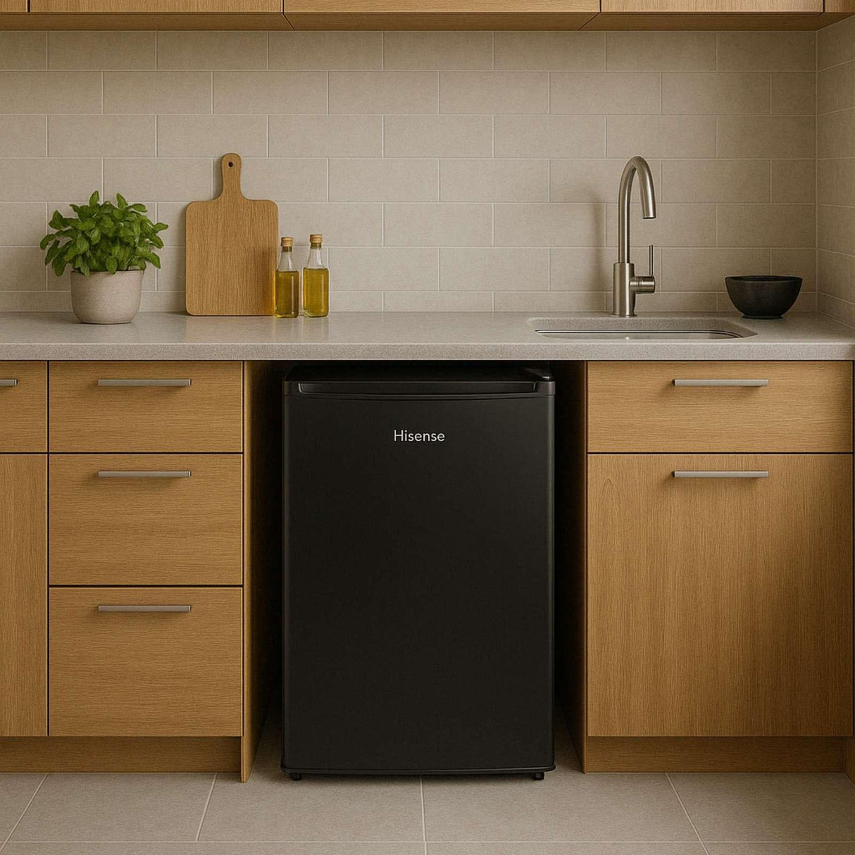 Frigobar Hisense 4.3 Pies Cúbicos Negro RR43D6ABX1