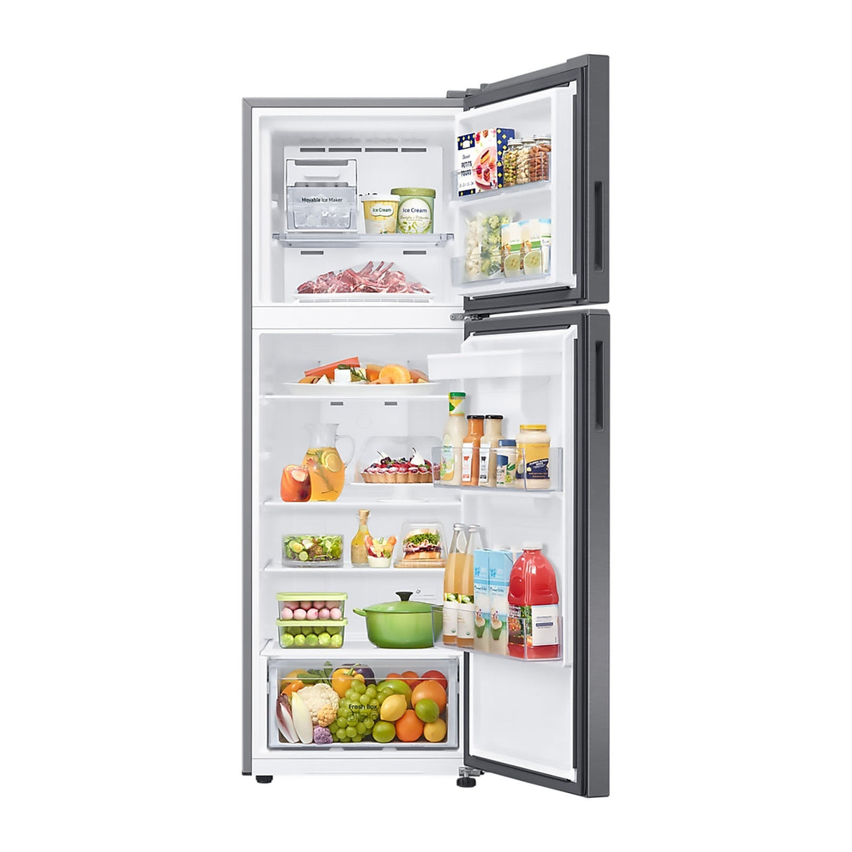 Refrigerador Samsung 11 Pies Cúbicos Top Mount Gris RT31DG5224S9