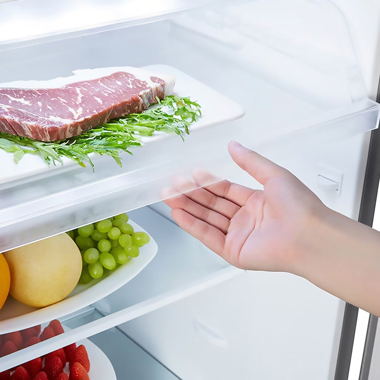 Refrigerador 9 Pies Cúbicos Hisense Top Mount Gris RT90N6WKX2