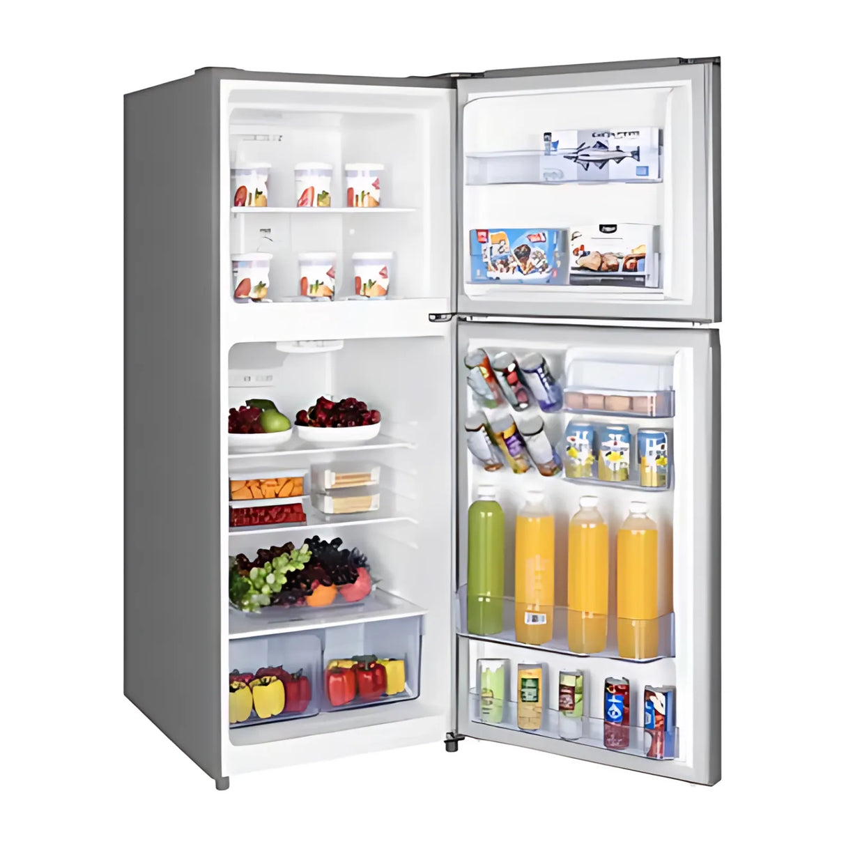 Refrigerador TCL 11 Pies Cúbicos Top Mount Gris TDD11S