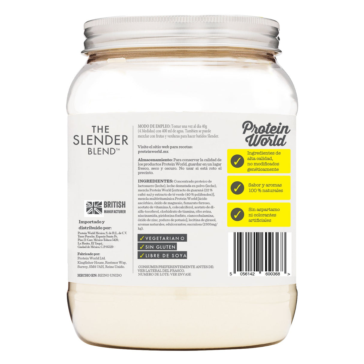 The Slender Blend: Fresa - 600G