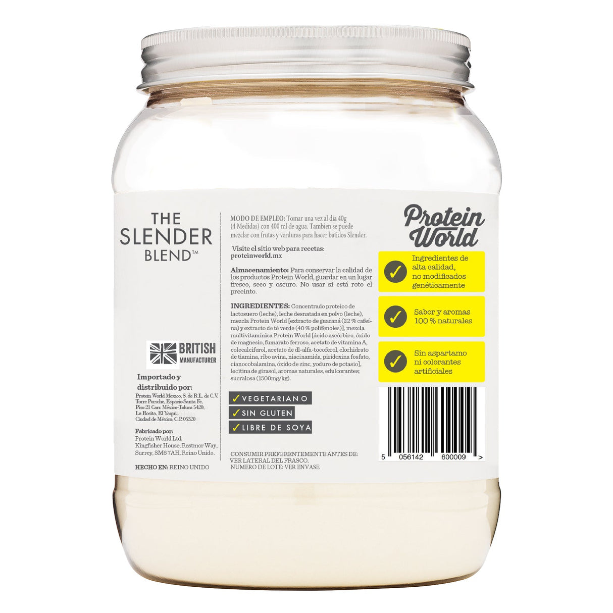 The Slender Blend: Vainilla - 600g