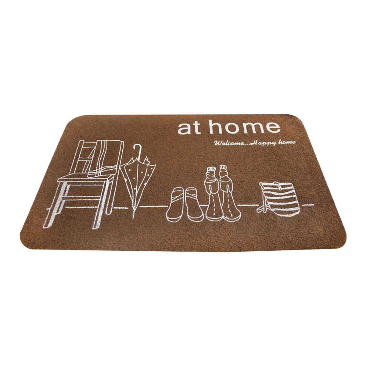 Tapete Color Chocolate con Dibujo 38x58cm