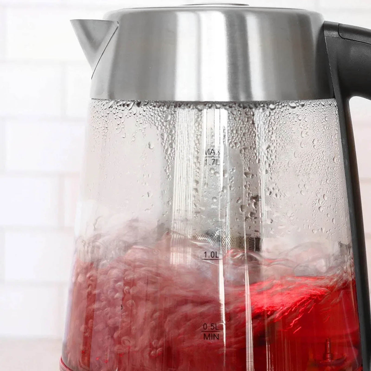 Jarra Eléctrica Masterchef 1.7 Litros Heat-Select Acero MK-K-2SP