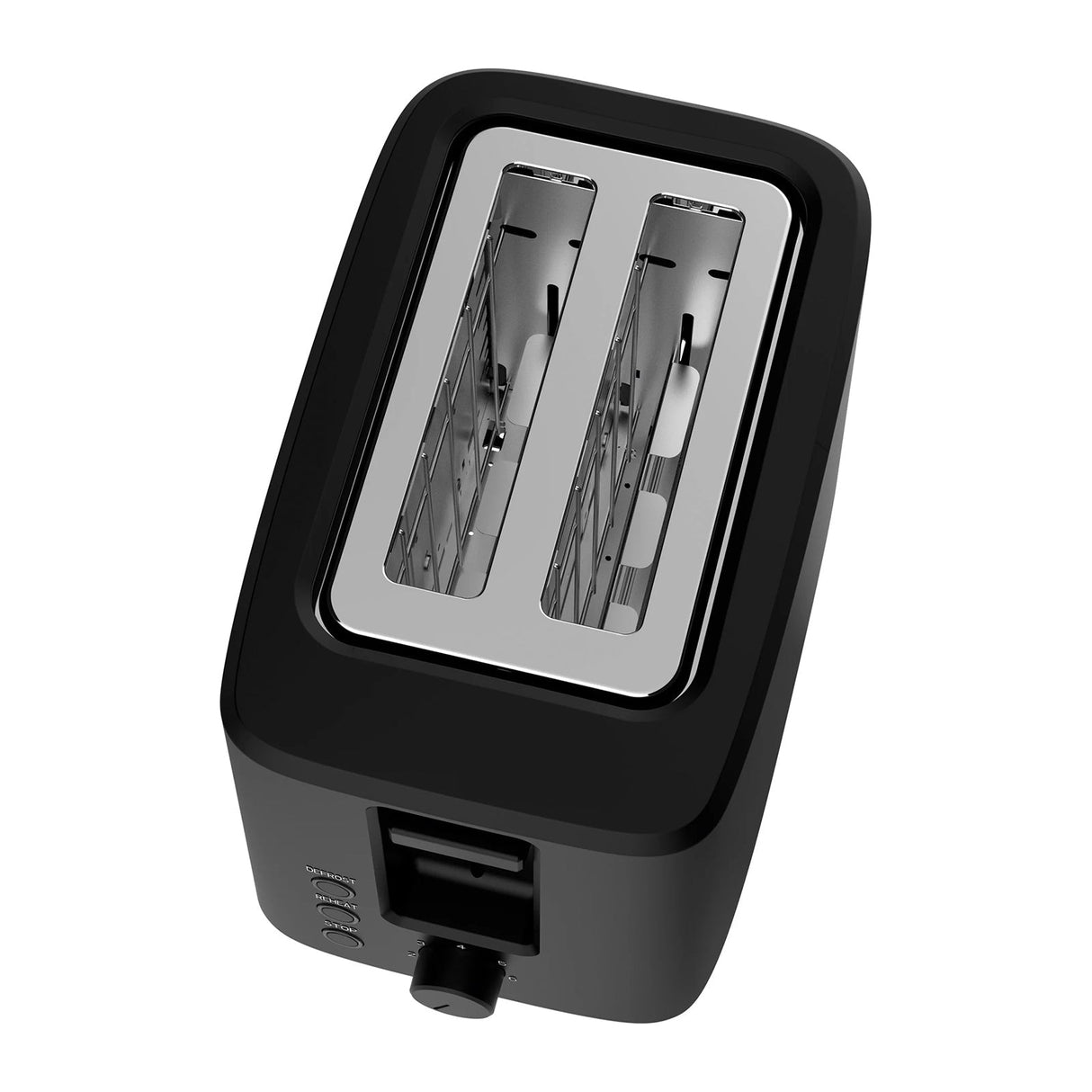 Tostador de Pan MasterChef 2 Rebanadas Negro MK-T-2