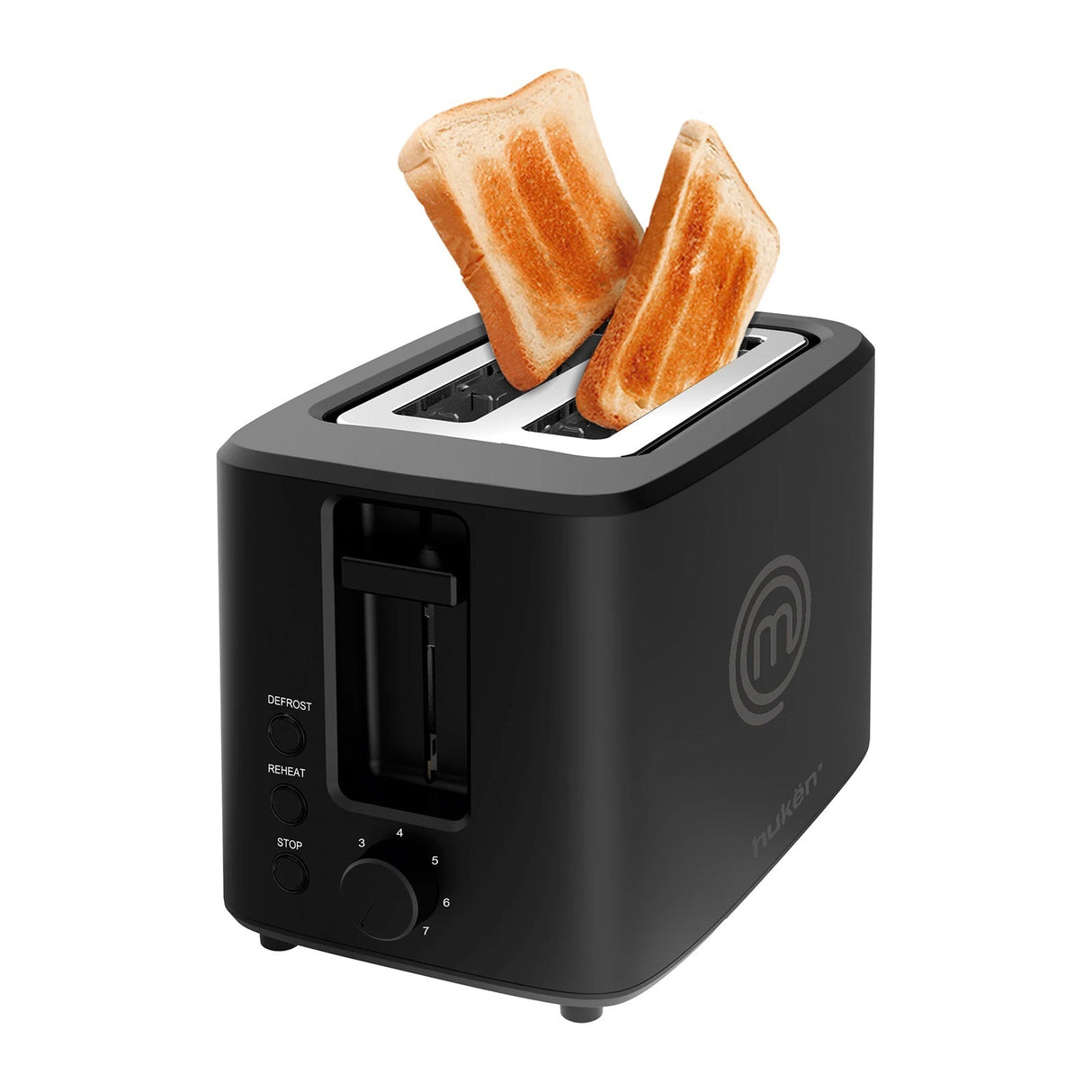 Tostador de Pan MasterChef 2 Rebanadas Negro MK-T-2