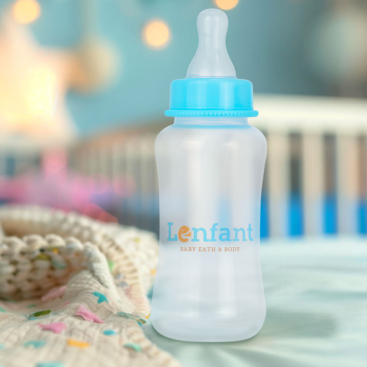 Biberón L'enfant, Color Azul, 280 ml