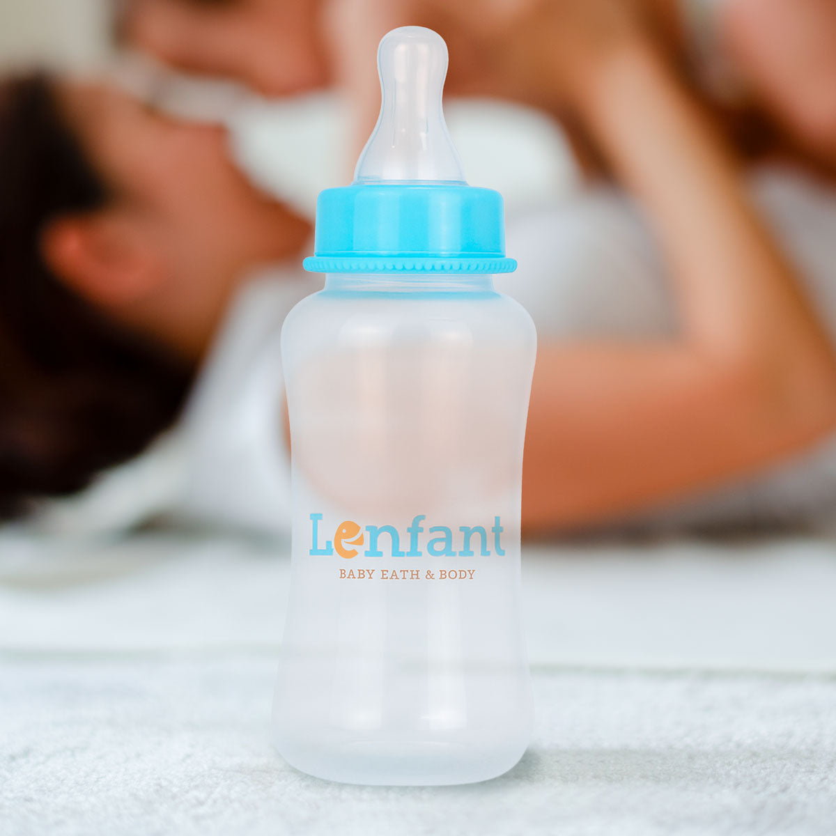 Biberón L'enfant, Color Azul, 280 ml