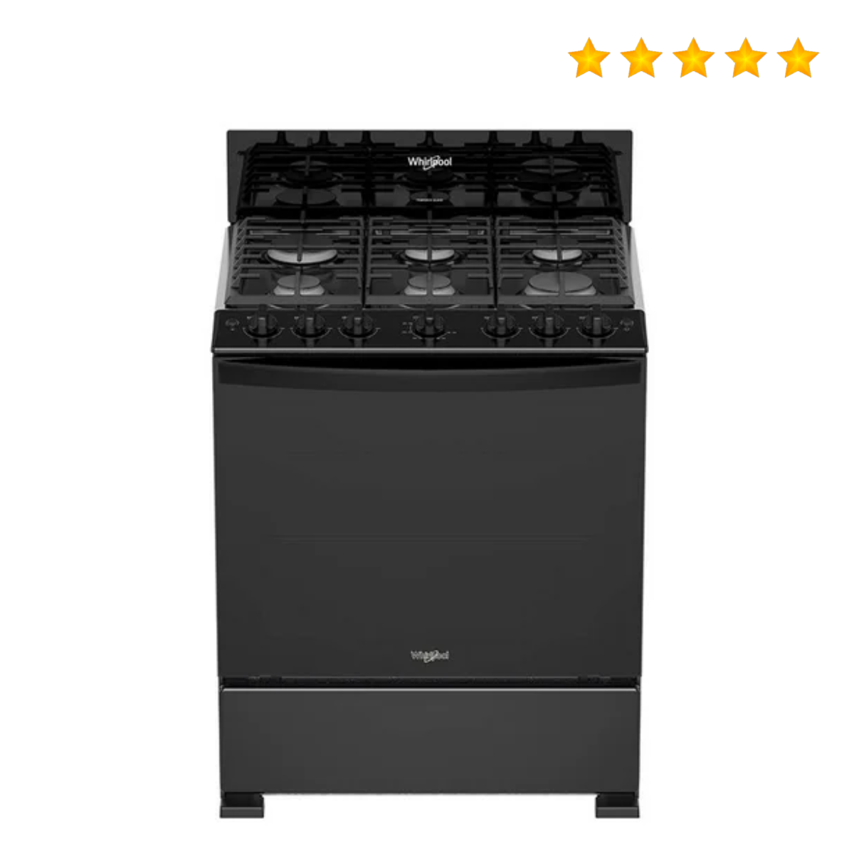 Estufa WFR3400B 30 Pulgadas Negra*