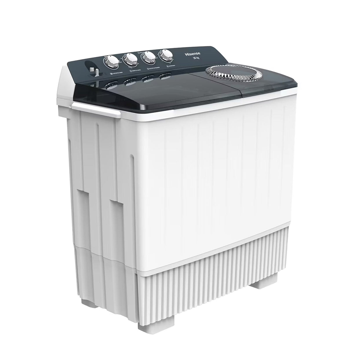 Lavadora Semiautomática Doble Tina 26 Kilos Hisense WSA2601PX