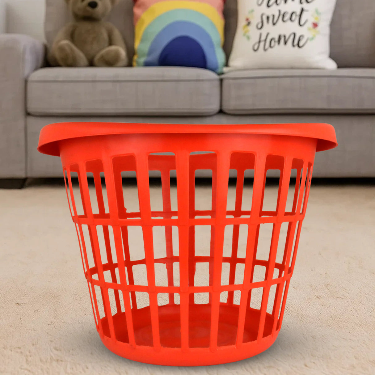 Cesta Calada, Color Naranja, 15 L