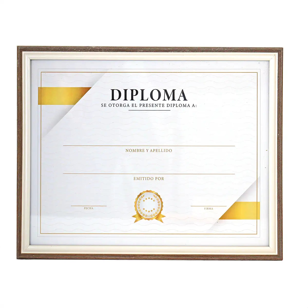 Porta Documento, Color Beige y Gris