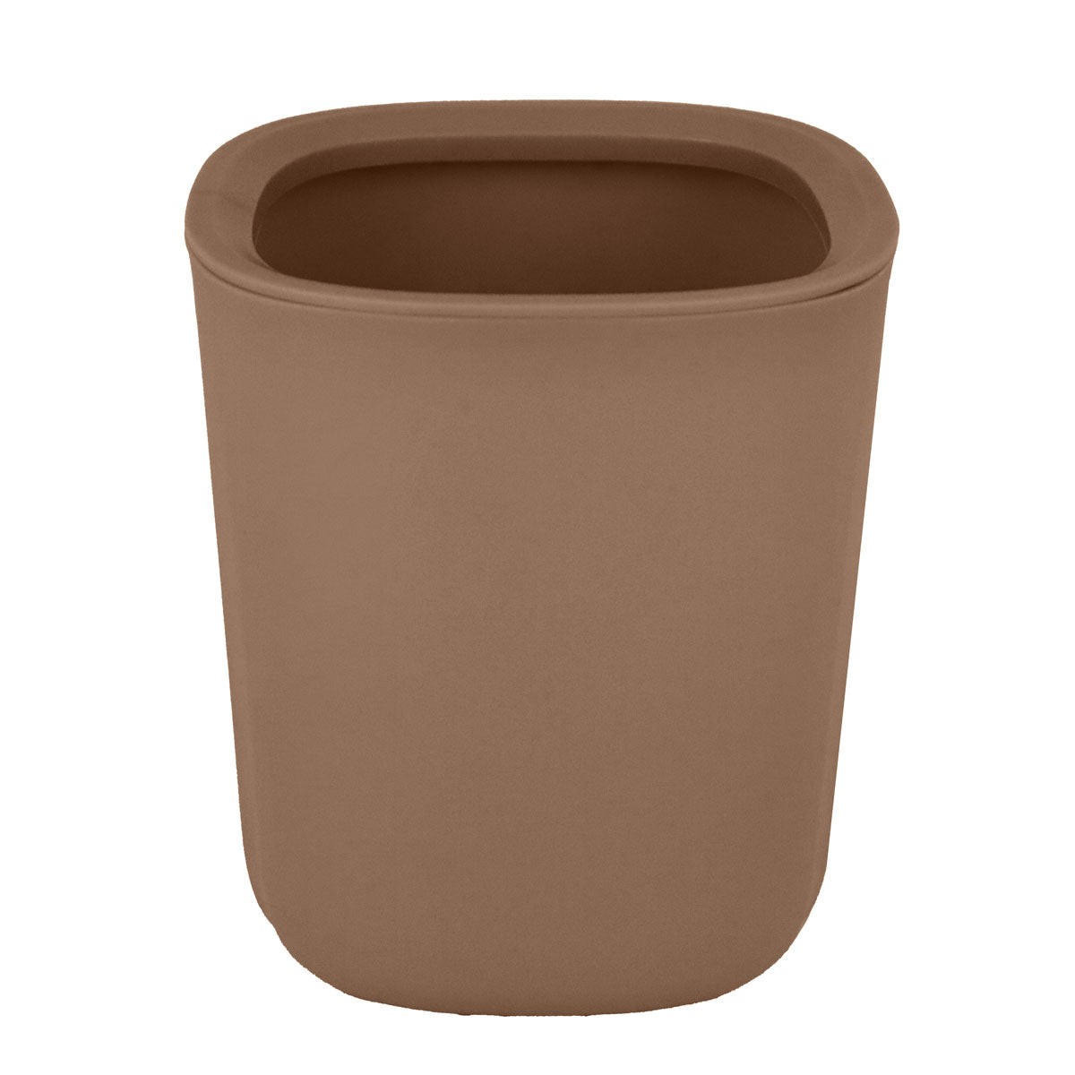 Basurero de Escritorio de Plástico, Color Café