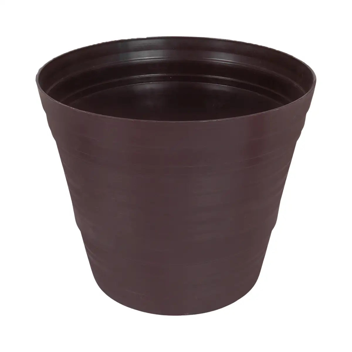 Maceta Plástico, Color Café, 20x17cm