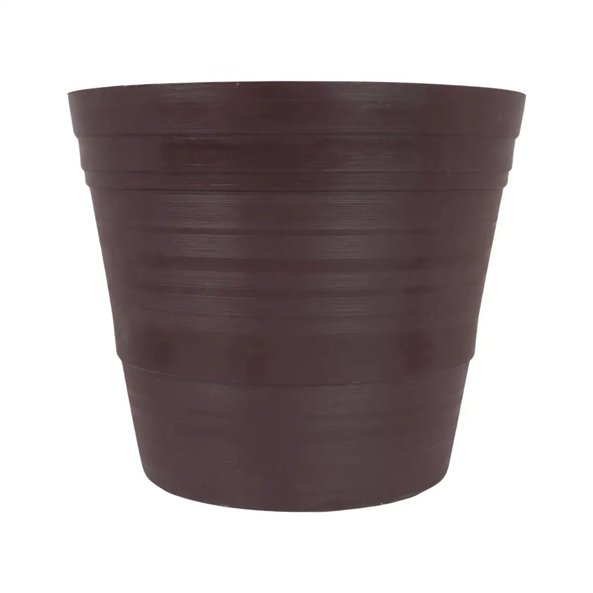 Maceta Plástico, Color Café, 20x17cm