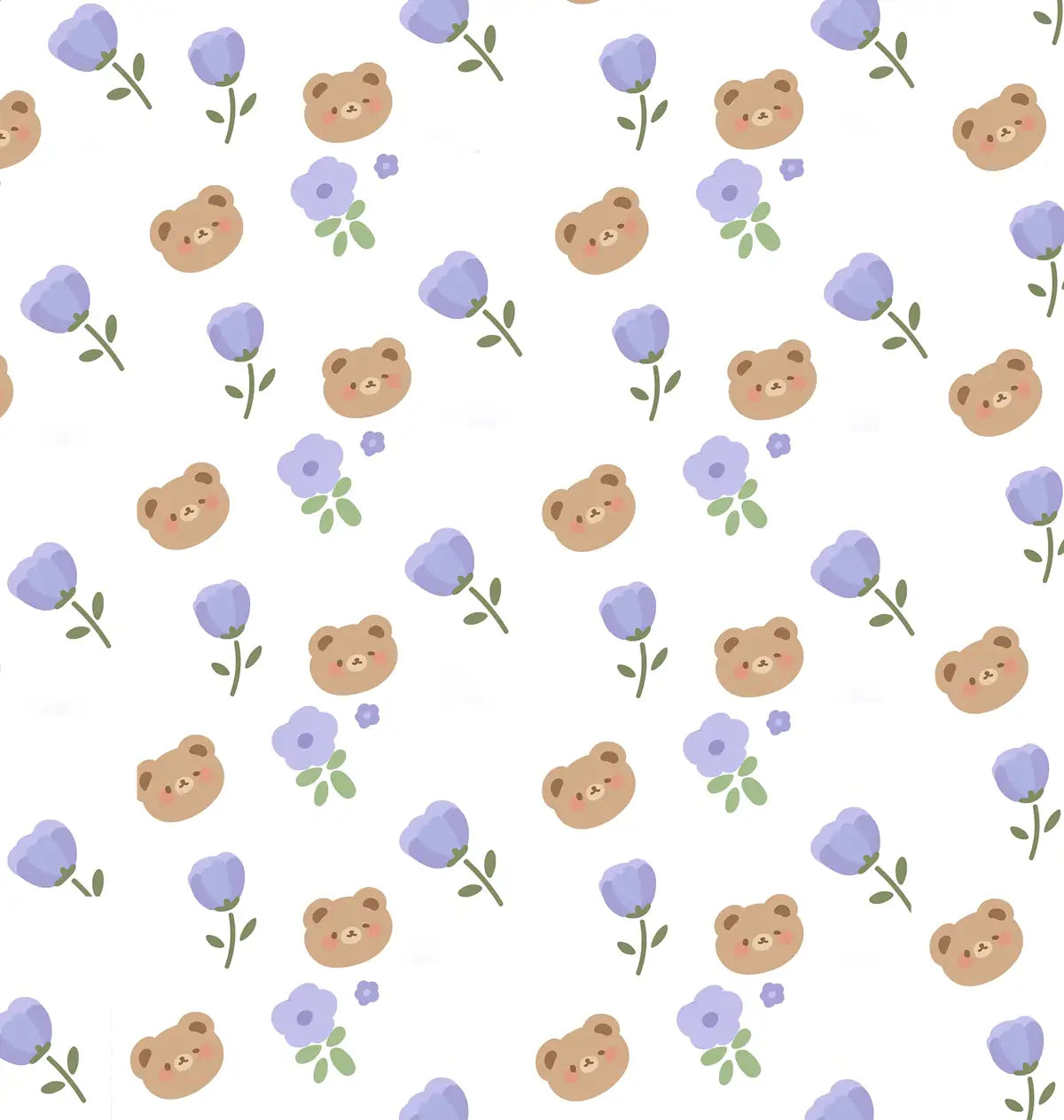 Juego de Sábanas Individual, Diseño Flores