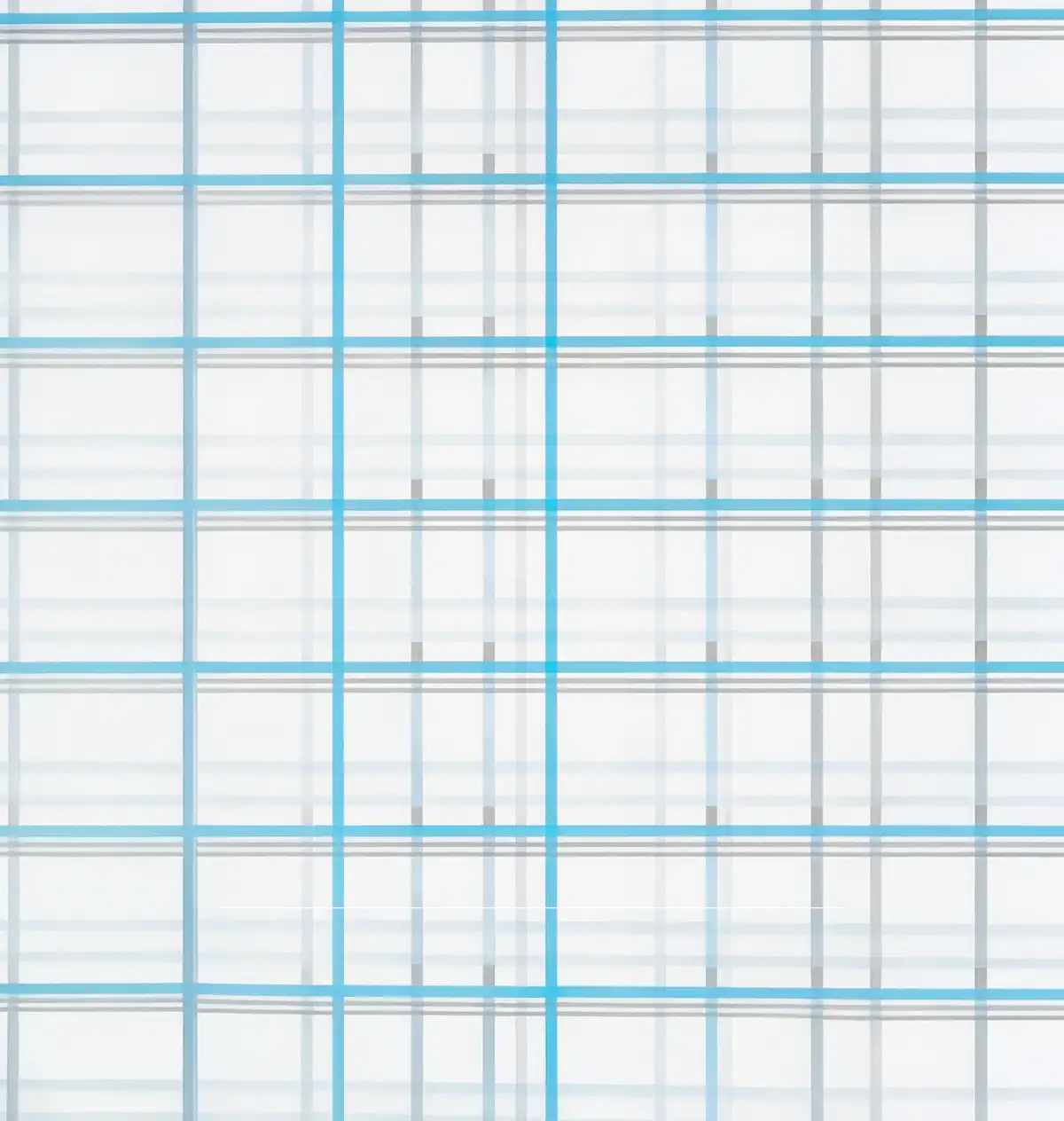 Juego de Sábanas Individual, Diseño Cuadros, Color Azul y Gris