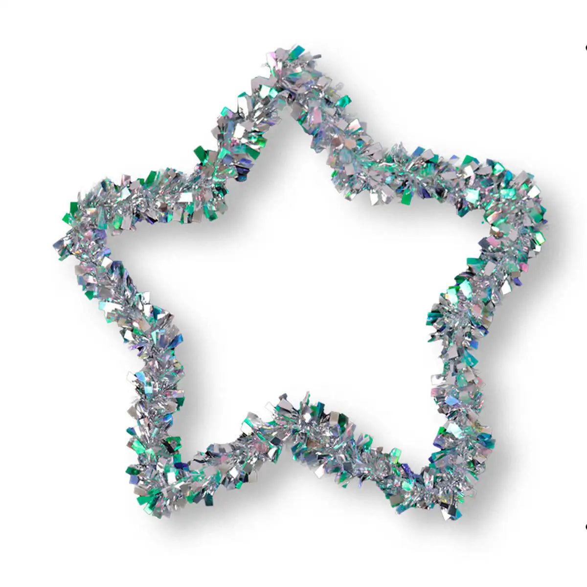 Estrella Navideña de Tinsel Tornasol