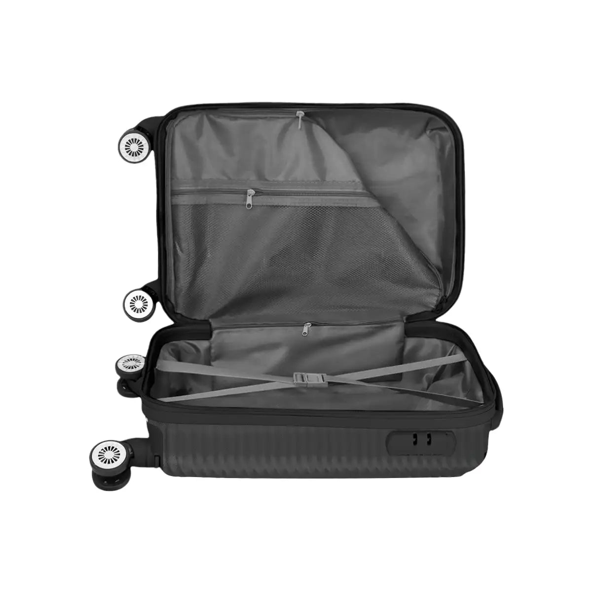 Maleta de Viaje, Nómada, Color Negro, 40x19x30 cm