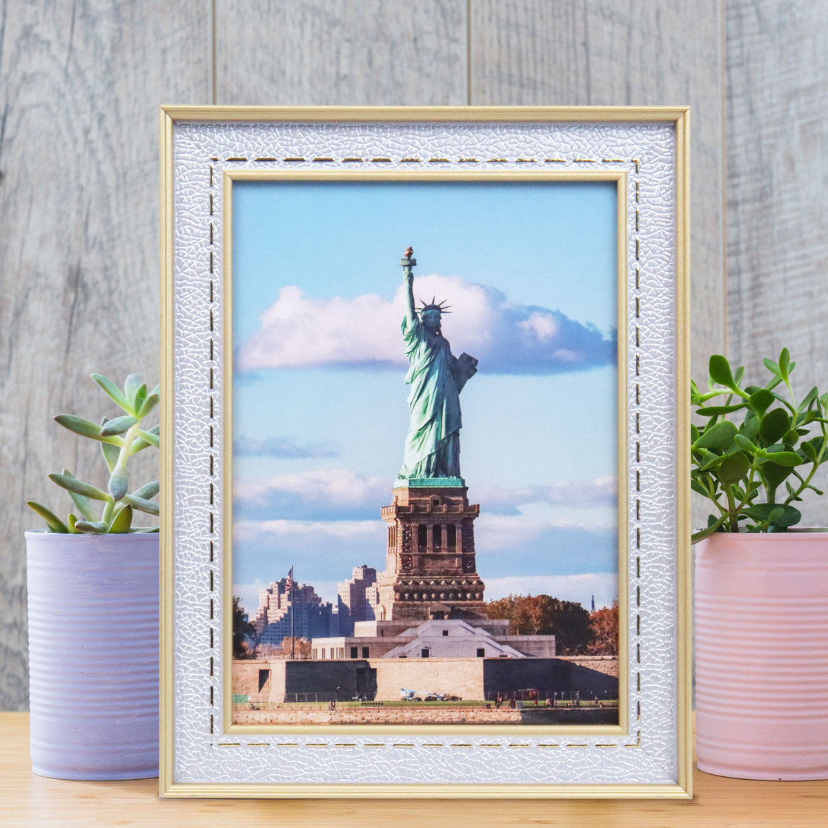 Portarretrato Libertad, Color Plata, 12x17cm