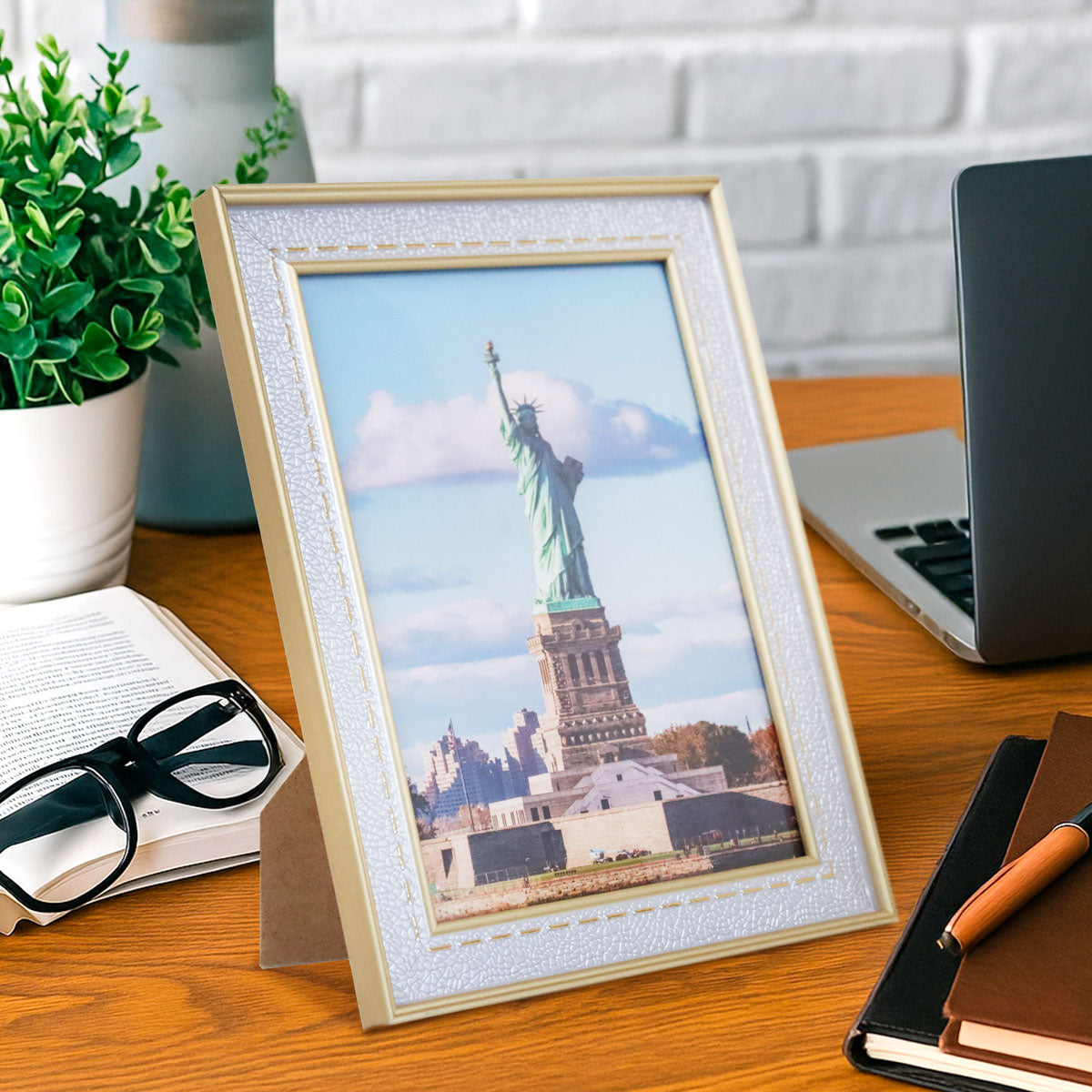 Portarretrato Libertad, Color Plata, 12x17cm