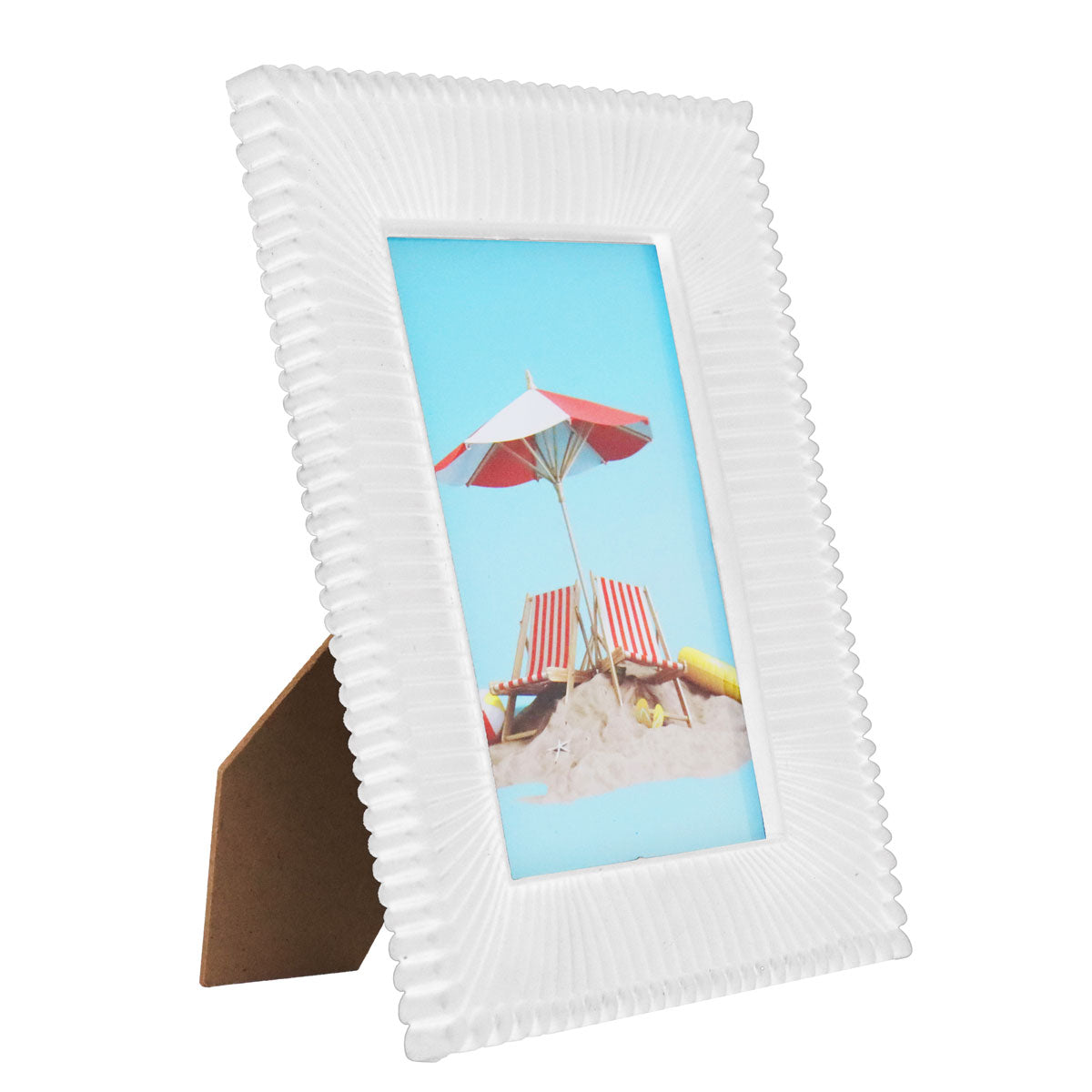 Portarretrato Concha, Color Blanco, 12x17cm