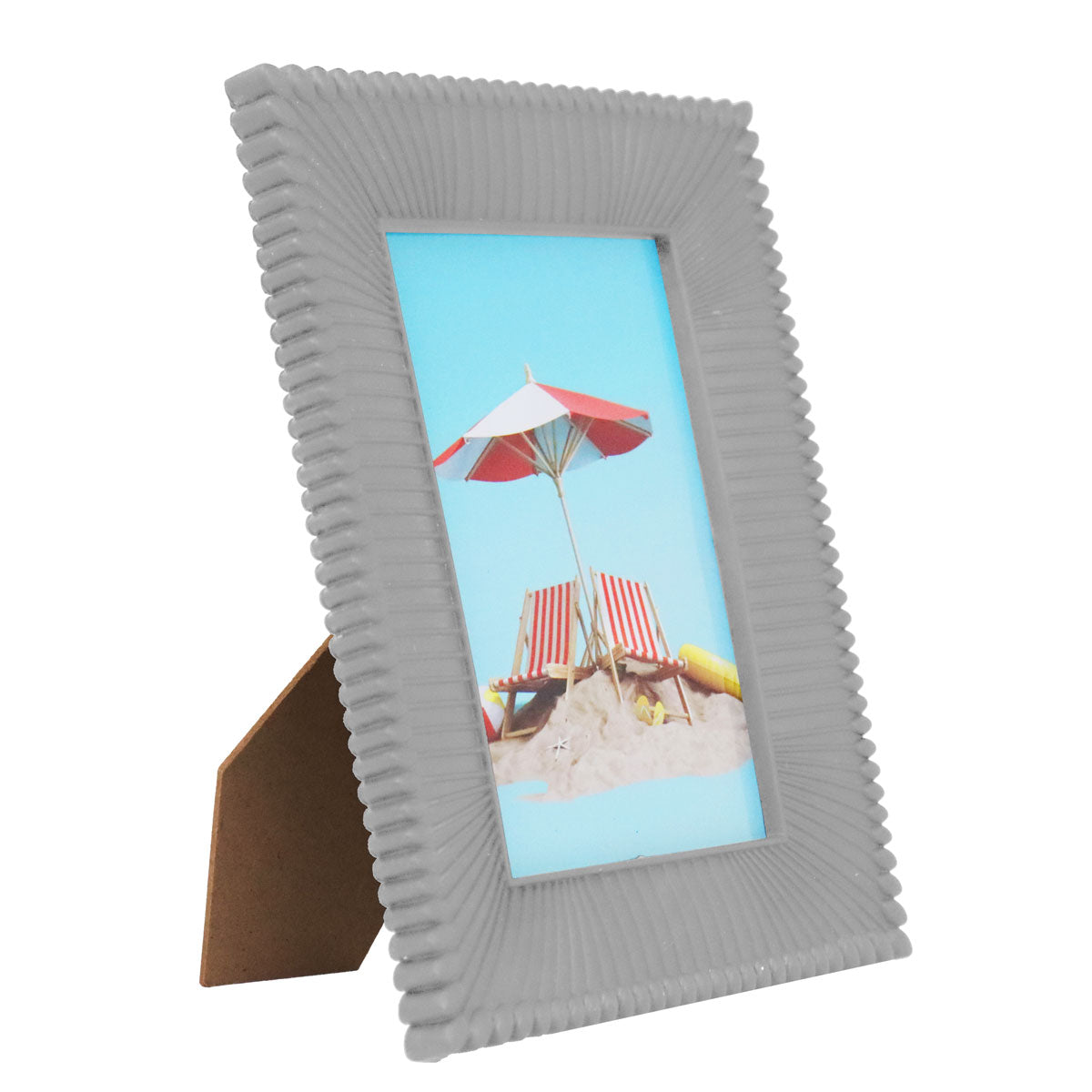 Portarretrato Concha, Color Gris, 12x17cm