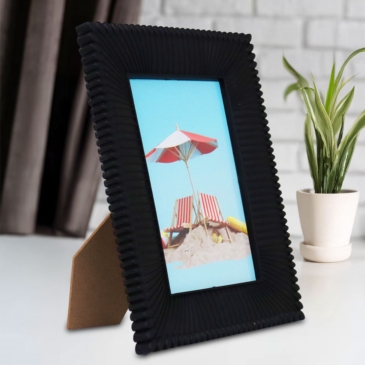 Portarretrato Concha, Color Negro, 12x17cm