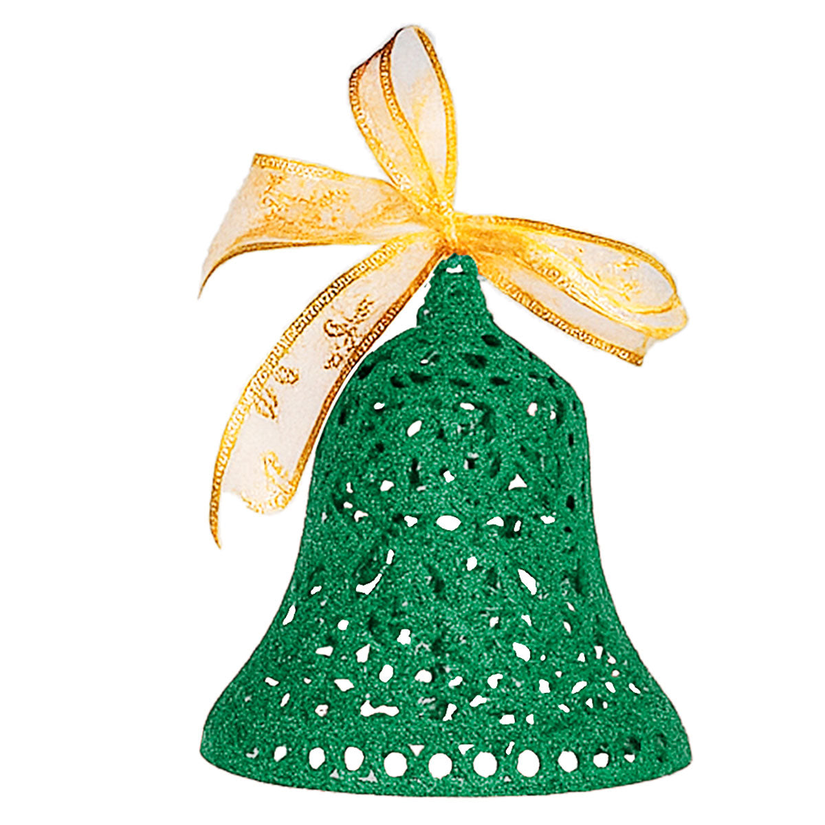 Campana Jumbo, Ornamento Navideño, Color Verde