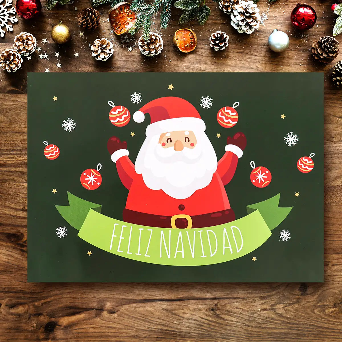 Set de Cajas de Regalo Navideñas, Santa Claus, 2 pzas