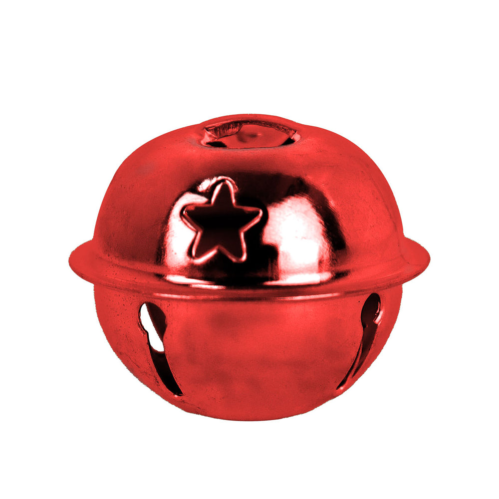 Cascabeles navideños, Color Rojo, 9 pzas