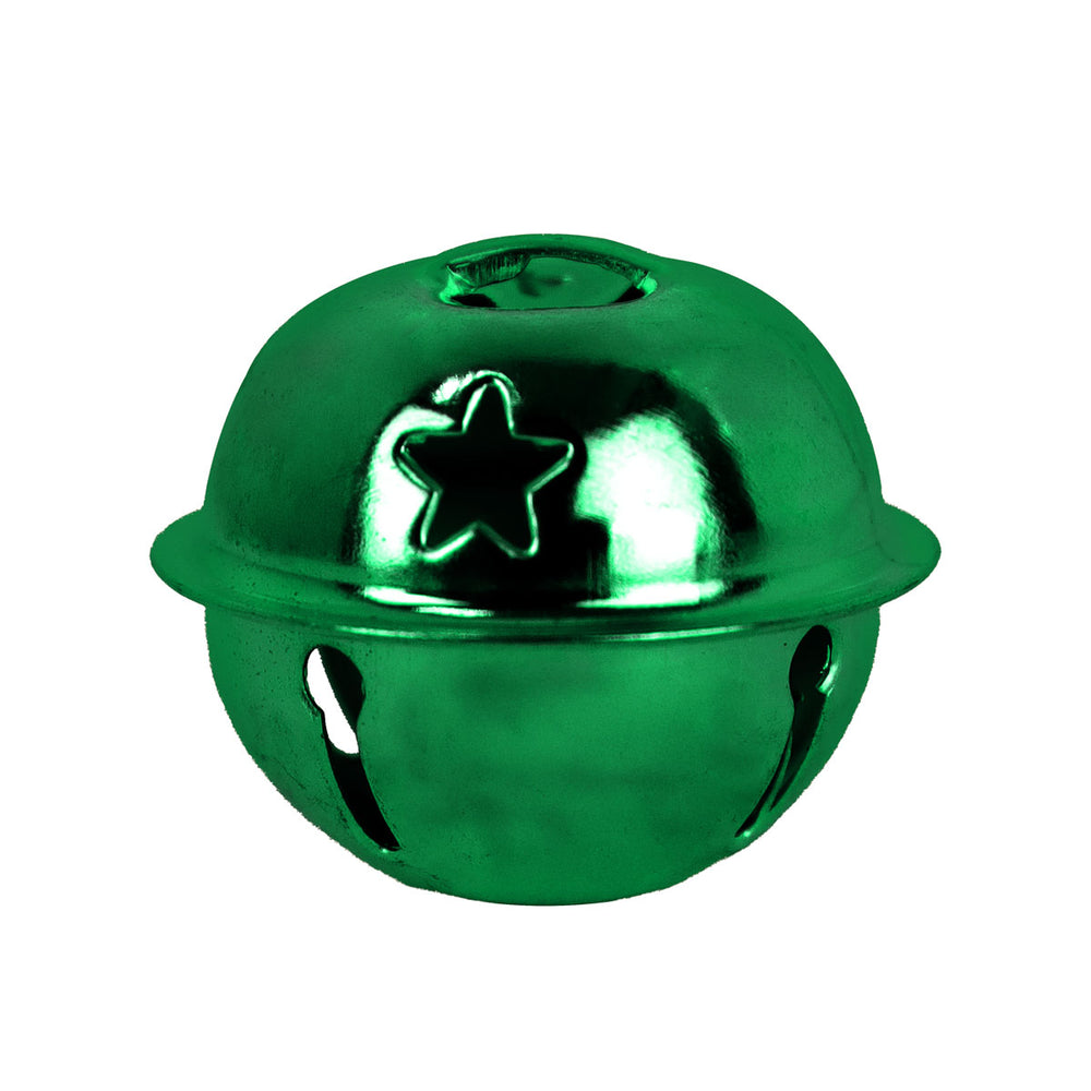 Cascabeles navideños, Color Verde, 9 pzas