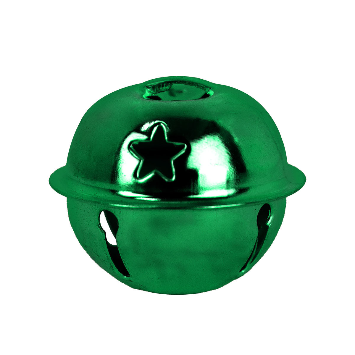 Cascabeles navideños, Color Verde, 9 pzas