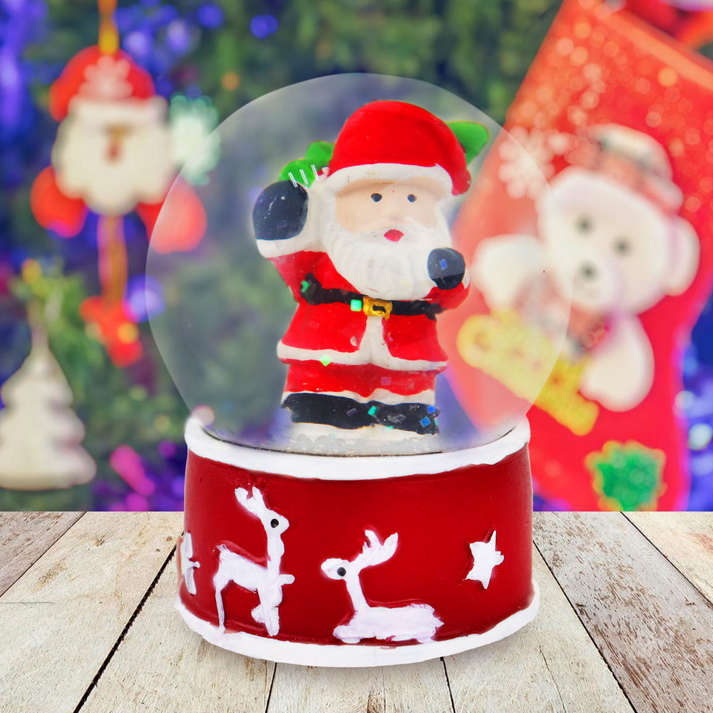 Santa Claus, Bola de Nieve de Cerámica, 7 cm