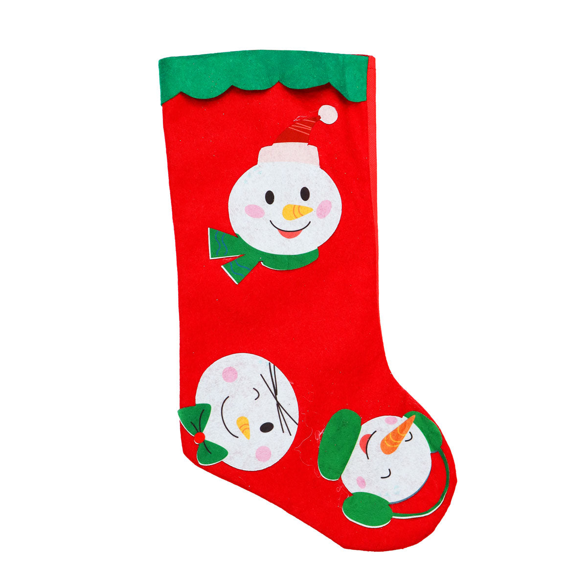 Bota Navideña Roja, Snowman